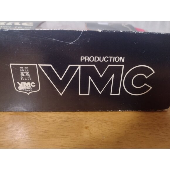 Vintage VMC Reims France 6 Clear Wine Glasses Teardrop Diamond Roxane 160ml - Picture 3 of 5